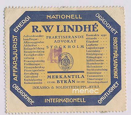 Ruotsi, Merkantila byrån, mainosmerkki 
