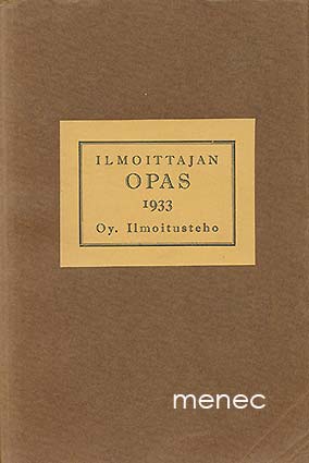 Ilmoittajan opas 1933 