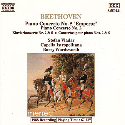 Beethoven, Ludwig van - Piano Concerto No. 5 'Emperor' / Piano Concerto No. 2 