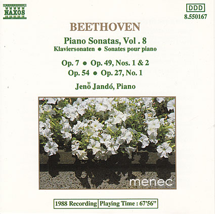 Beethoven, Ludwig van & Jandó, Jenö - Piano Sonatas, Vol. 8 