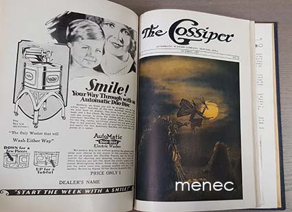 Gossiper. Automatic Electric Washer Co. 1928/6-12 & 1929/1-12 & 1930/1-3 [22 vol.] 