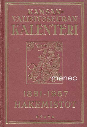 Kansanvalistusseuran kalenteri 1881-1957. Hakemistot 