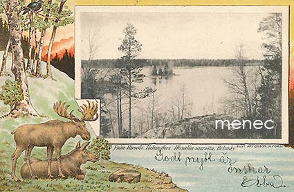 Helsinki, Hirsalon saaresta, taidekortti 