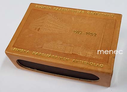Tulitikkuaski, Suomen Kaapelitehdas Oy 1912-1952, kokonahkainen 