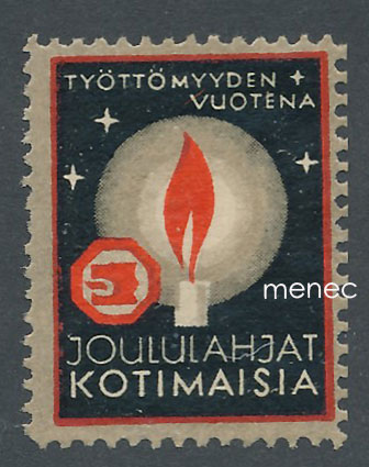 Mainosmerkki, Työttömyyden vuotena joululahjat kotimaisia 