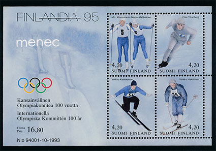 Finlandia 95 Talviurheilu, pienoisarkki BL11 