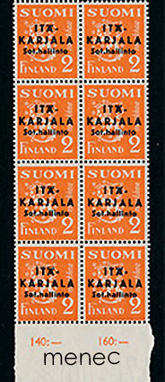 Itä-Karjalan sotilashallinto 1941, 2 mk, kahdeksilo 
