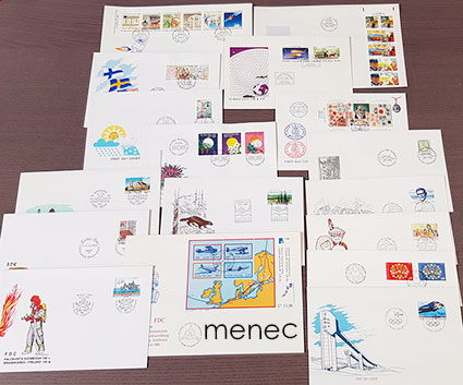 Ensipäivänkuoret 1988, 17 kpl + Ahvenanmaa 4 kpl 