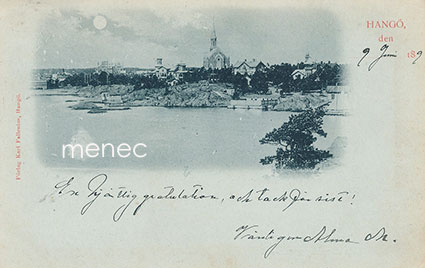 Hanko, rantamaisema, kirkko 