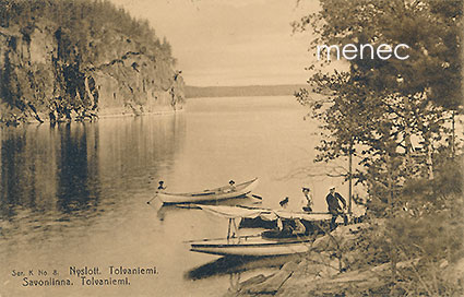 Savonlinna, Tolvaniemi, veneilijöitä 