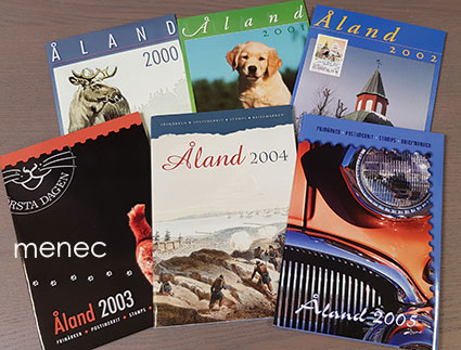 Ahvenanmaan postimerkit 2000-2005 [ 6 vuosilajitelmaa] 