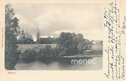 Keuruu, kirkko ja rantamaisema 