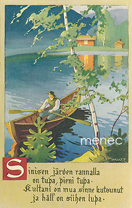 Wendelin, Martta - Sinisen järven rannalla ... 