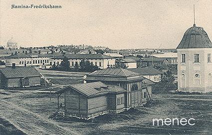 Hamina, keskustaa, linnoituksen lipputorni 