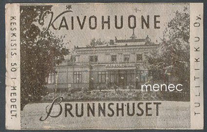 Tulitikkuetiketti, Kaivohuone, Helsinki 
