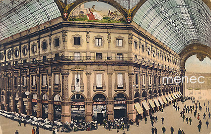 Milano, Ottagono Galleria Vittorio Emanuele 