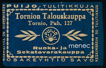 Kauppiasetiketti, Tornion Talouskauppa 