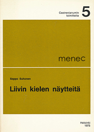 Suhonen, Seppo - Liivin kielen näytteitä 
