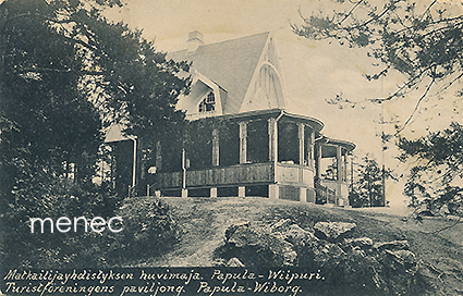 Matkailijayhdistyksen huvimaja, Papula, Viipuri 