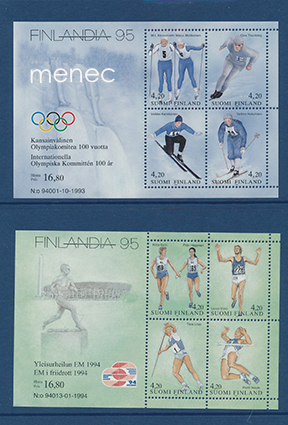 Finlandia 95 -urheiluarkit 1994, 2 kpl 