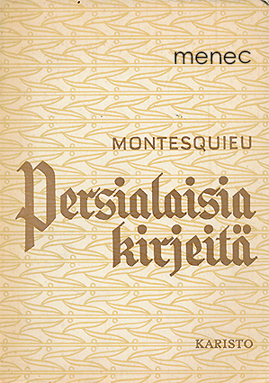 Montesquieu - Persialaisia kirjeitä 