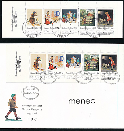 Martta Wendelin 1993, vihko V21 + FDC 