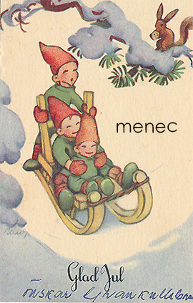 Wendelin, Martta - Tontut kelkkamäessä 
