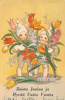 Wendelin, Martta - Kaksi lasta ja tulppaaneja 