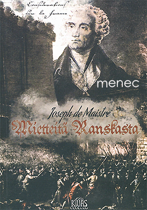 Maistre, Joseph de - Mietteitä Ranskasta 