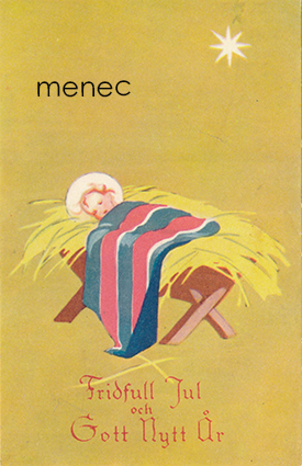 Wendelin, Martta - Jeesus-lapsi olkivuoteella 