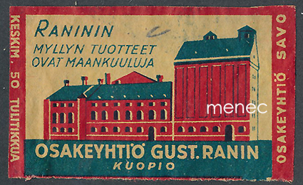 Raninin myllyn tuotteet ovat maankuuluja 