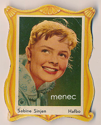 Sabine Sinjen, keräilykuva 