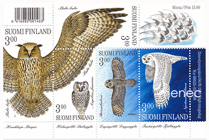 Pöllöjä 1998, 2x pienoisarkki BL20 