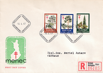 Tuberkuloosi 1967, FDC 