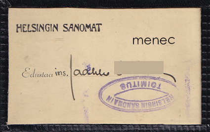 Helsingin Sanomat, lehdistökortti 