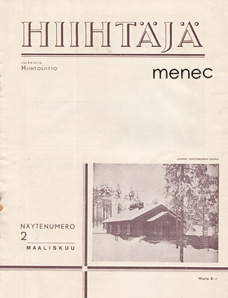 Hiihtäjä, näytenumero 2  1935,2