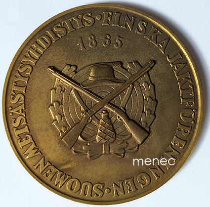 Suomen Metsästysyhdistys 1865, muistomitali 