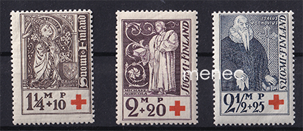 Punainen Risti 1933, 3 kpl 