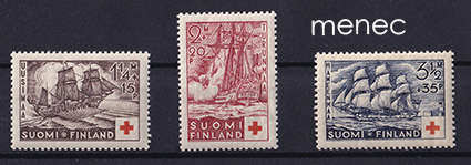Punainen Risti 1937, postituore sarja 