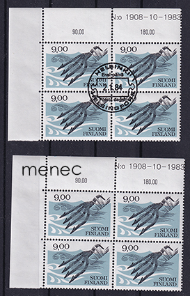Yleismerkki 9,00, 1984, nro-nelilöt 