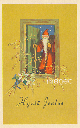 Wendelin, Martta - Joulupukki ovella 
