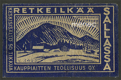 Retkeilkää Sallassa, sininen 