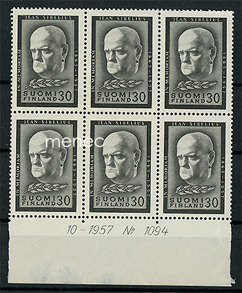 Sibelius in memoriam 1957, numerokuusilo 
