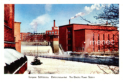 Tampere, sähkölaitos, kirjekortti 