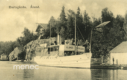 Bartsgårda, Finström, höyrylaiva Ålands Skärgård 