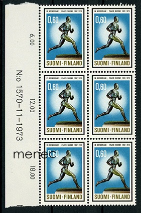 Paavo Nurmi 1973, numerokuusilo 