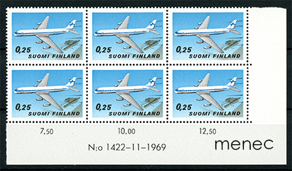 Lentoliikenne 1969, numerokuusilo 