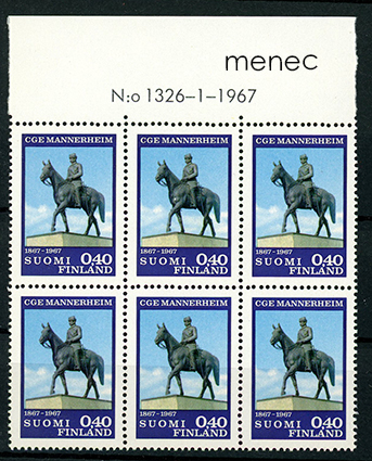 C. G. E. Mannerheim 1967, numerokuusilo 