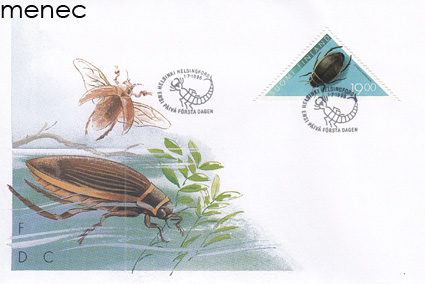 Kovakuoriainen 1996, 19,00, FDC 