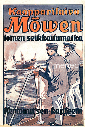 Dohna-Schlodien, Nikolaus zu - Kaapparilaiva Möwen toinen matka 